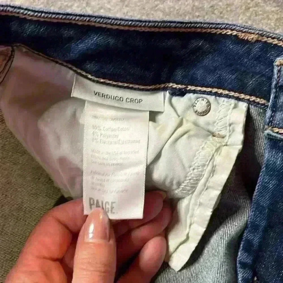 PAIGE Verdugo Crop in Ramona Destination, Size 28. - Picture 11 of 12